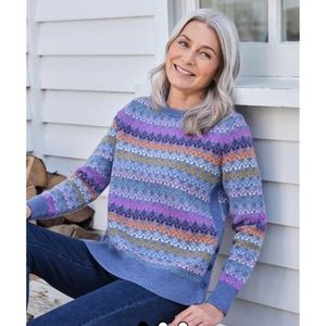 NWT woolovers sidebuttpn sweater